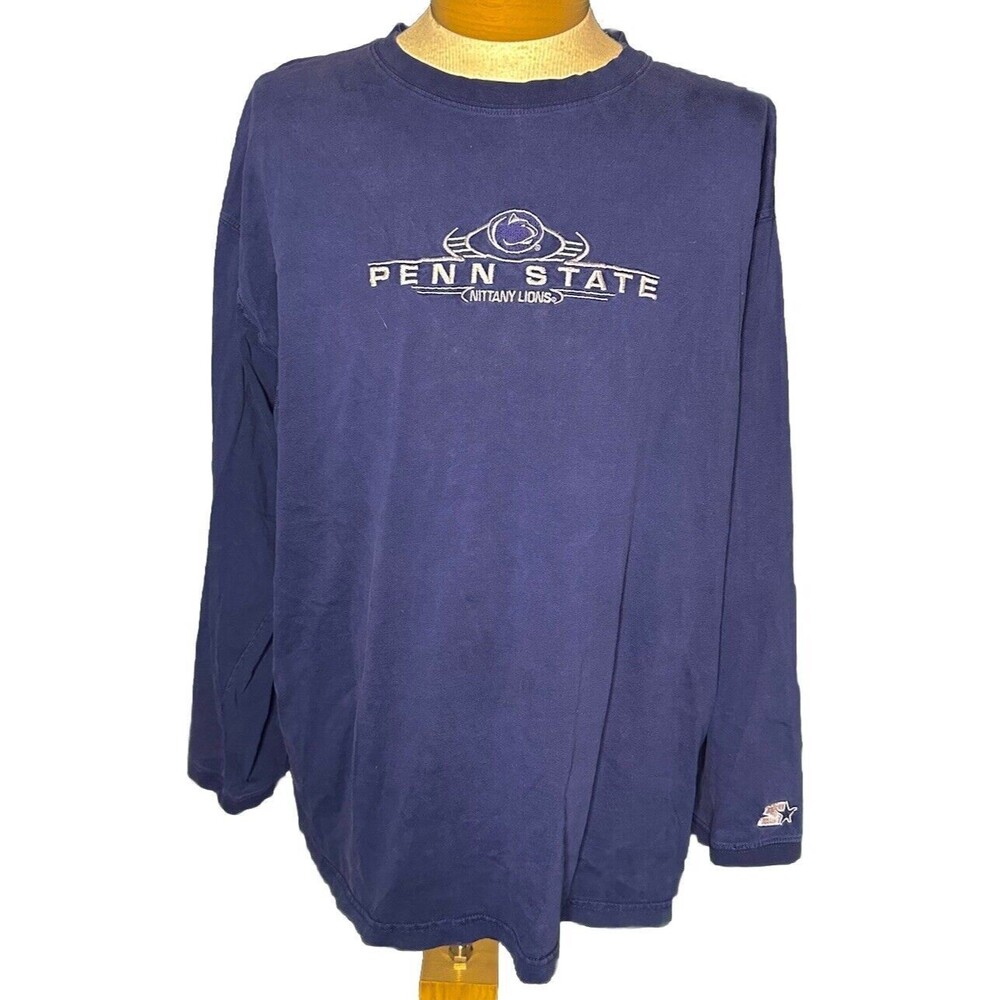 Vintage Penn State Nittany Lions Embroidered Longsleeve T Shirt By Starter